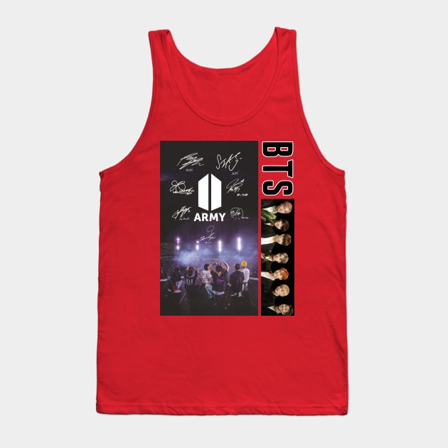 BTS Tank Top by Like visual Store